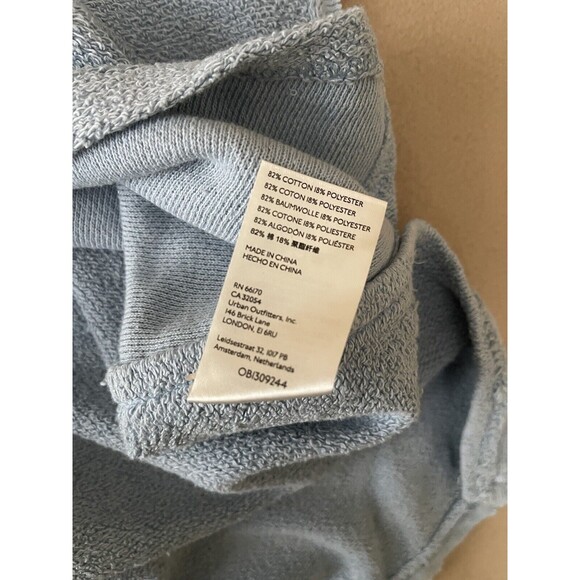 Free People WE THE FREE Blue Terry Cloth Drop Tail Muscle Tank, Medium NWOT - Picture 8 of 11